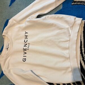 Givenchy Cream Crewneck Top